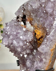 Rare Amethyst Matrix with Double Crystallization & Calcite Formation - MWS1739