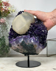 Beautiful Amethyst & Calcite Specimen, Collector Grade Crystal - MWS0917