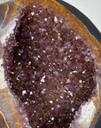 Natural Amethyst & Agate Geode with Beautiful Yellow Banding - MWS1529