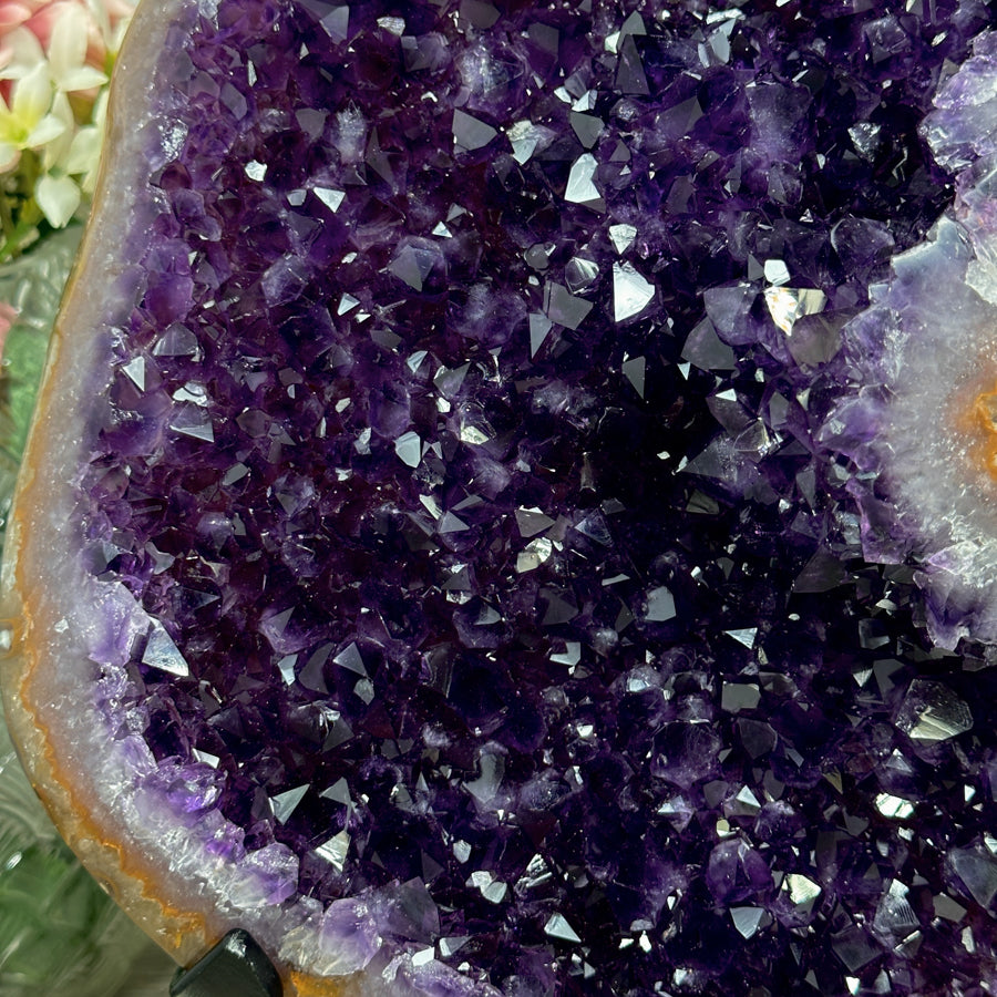 Rare Amethyst &amp; Quartz with Double Crystallization Cluster - Ideal for home Decor - MWS0922