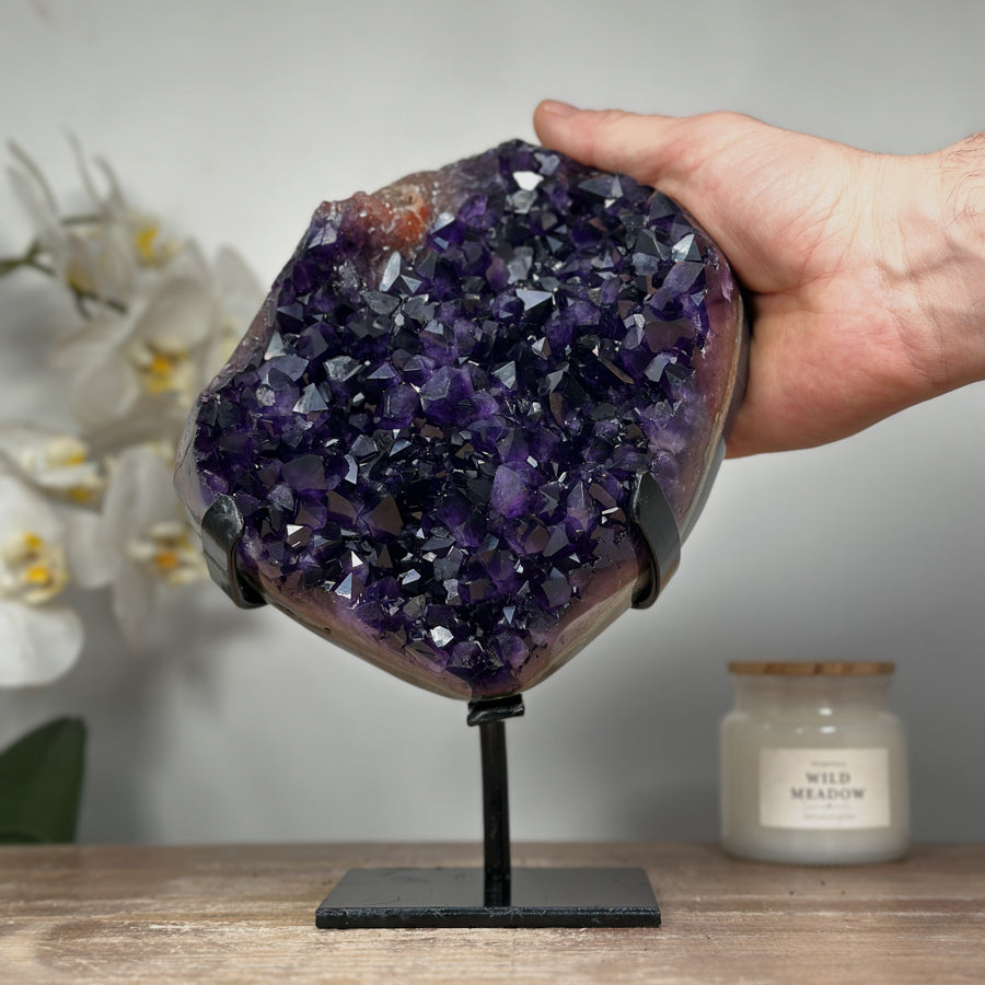 Deep Purple A Grade Uruguayan amethyst Cluster - MWS1322