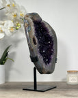 Natural Uruguayan Amethyst Geode with agate Shell - MWS1265