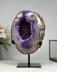 Natural Uruguayan Amethyst Geode: Perfect for Yoga Studios or Meditation Spaces - MWS0849