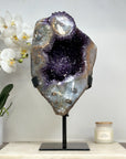 Top Quality Huge Amethyst & Quartz Specimen with Beautiful Stalactite Eye - MWS1618