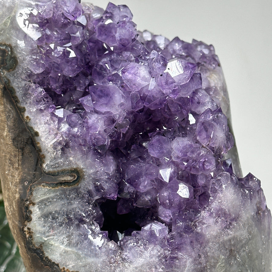 Large Amethyst Cathedral with Stalactite Formation - CBP0425