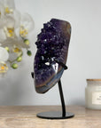 Deep Purple Amethyst & Blue Agate Crystal - MWS1594