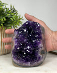 Natural Amethyst Cathedral with Beautiful Agate Shell - CBP1007