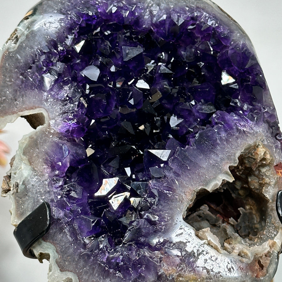 Amethyst Geode with Top Grade Crystals - MWS1201