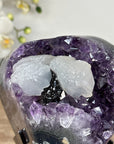 Beautiful Amethyst Geode with Calcite & Black Hematite - MWS1679