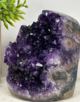 Natural Amethyst Cathedral with Beautiful Agate Shell - CBP1007