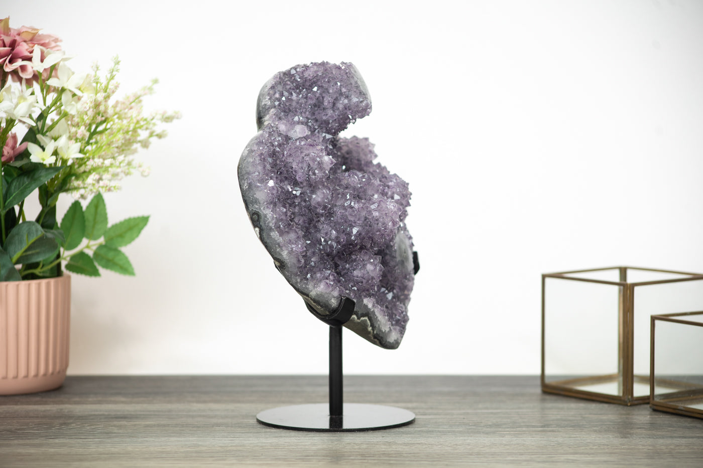 Large Natural Amethyst Cluster from Uruguay Full of Stalactite Formations - MWS0356