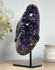 Natural Top Grade Amethyst Cluster with Rare Quartz Druzy & Calcite Inclusions - MWS1584