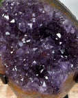 Amethyst Crystal Cluster with Beautiful yellow Banding - MWS1157