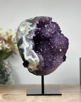 Stunning Amethyst & Green Jasper Stone with Nice Stalactite Formations - MWS0970