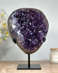 Deep Purple Amethyst Cluster Specimen, Ideal for Home Decor - MWS1363