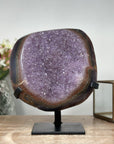 Natural Large Amethyst Geode, Stand Included - AWS1356