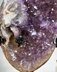 Rare Amethyst Crystal Formation with Pseudocalcite Inclusion - MWS1606