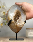 Natural Yellow Sugar Druzy Geode - MWS1597