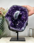 Natural Amethyst Stone Geode with Stalactite Eye Formation - AWS1254