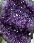 Natural Large Amethyst Cluster Geode with Shinny Crystals - AWS1417