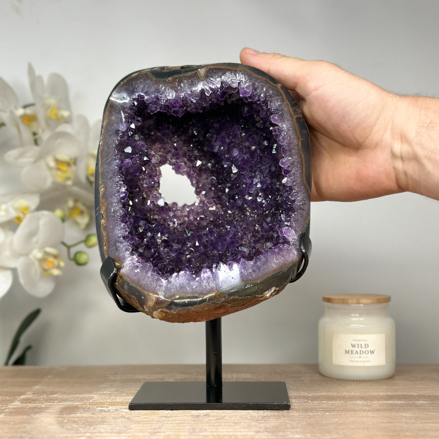 Stunning Natural Amethyst Geode, Perfect for Home Decor - MWS1663