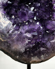 Stunning Natural Amethyst Geode with Large & Shinny Crystals - MWS1481