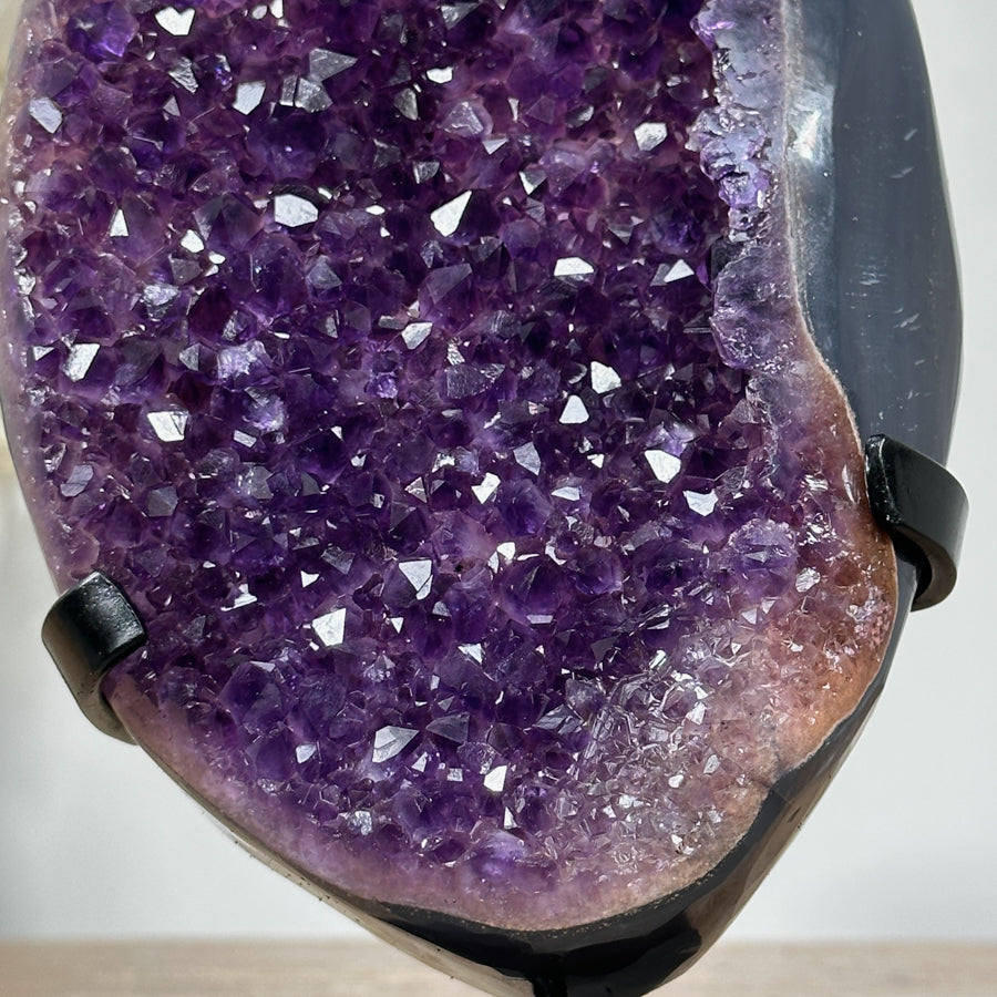 Stunning Colorful Amethyst &amp; Agate Freeform Crystal - MWS1318