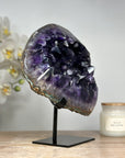 Natural Uruguayan Amethyst with Large Crystals & Deep Color - MWS1651