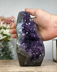 Amethyst Cathedral with Green Jasper Shell - CBP1066