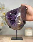 Outstaning Natural Amethyst Geode with Stalactite Formation - MWS1703