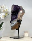 Top Quality Huge Amethyst & Quartz Specimen with Beautiful Stalactite Eye - MWS1618