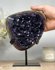 AAA Top Grade Natural Amethyst Cluster with Jasper Shell - MWS1425