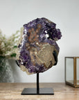 Natural Hand-Polished Amethyst from Uruguay - Home Decor & Meditation Crystal