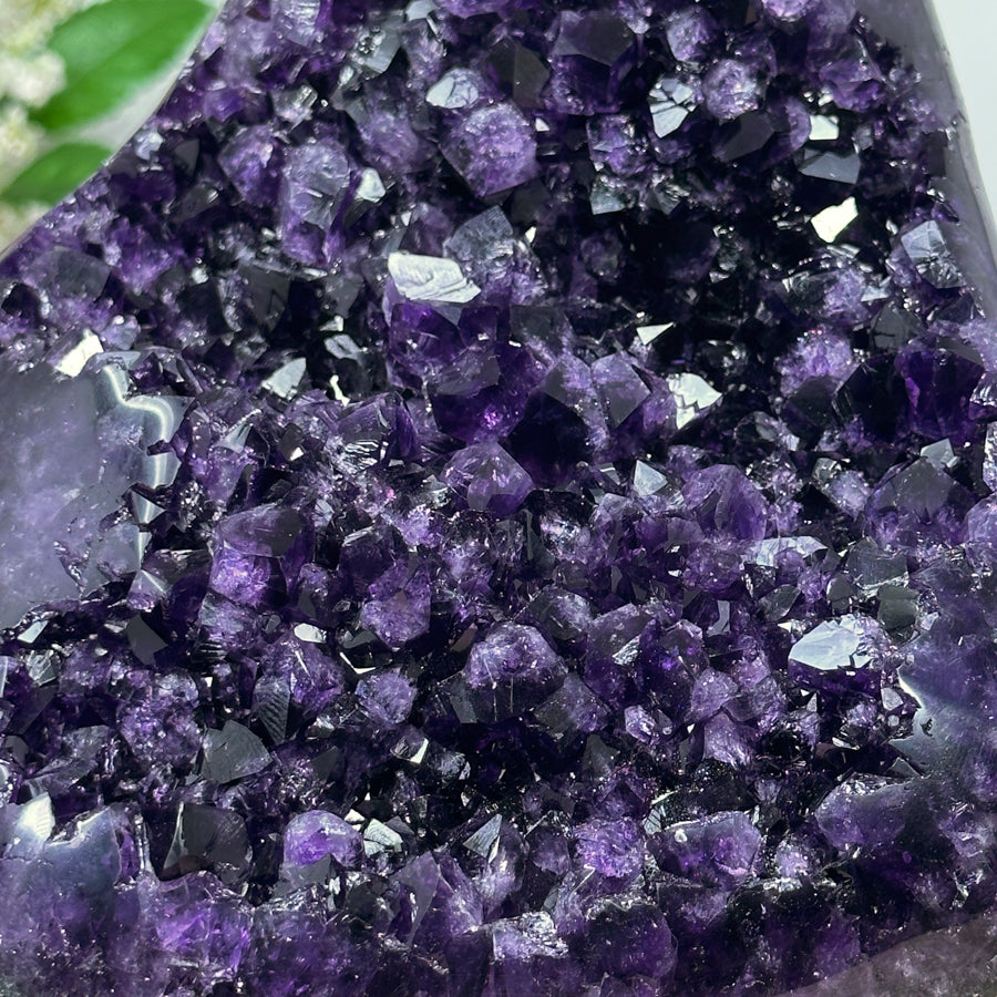 Premium Quality Amethyst, Deep Purple and Shinny Crystals - CBP0394