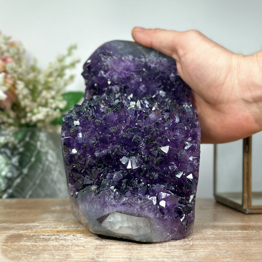 Beautiful Large Genuine Amethyst Cathedral - CBP0839