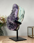 Beautiful Large Amethyst & Green Jasper Crystal Cluster - AWS1330