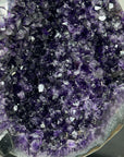 Outstaning Natural Deep Purple Amethyst Stone Geode - AWS0674