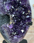 Natural Top Grade Amethyst Cluster with Rare Quartz Druzy & Calcite Inclusions - MWS1584