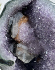 Huge Amethyst Geode with Unique Calcite Specimen - AWS1064