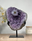 Unique Amethyst Crystal - Hand-Polished, Perfect for Spiritual Practices
