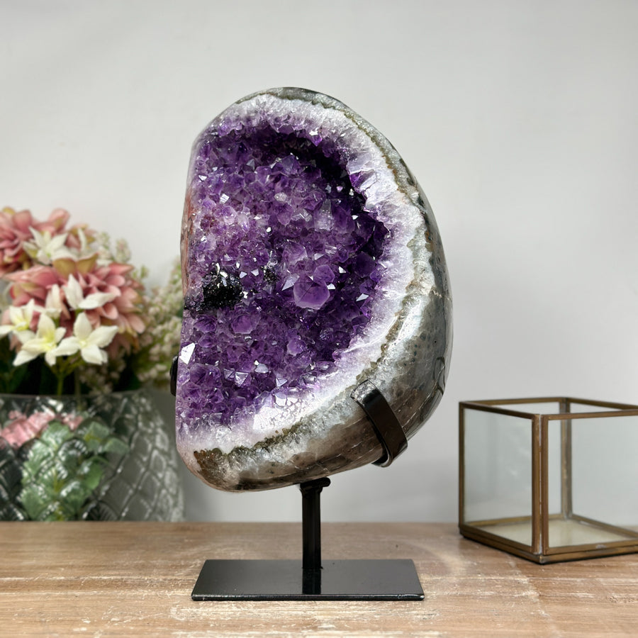 Outstanding XL Amethyst Geode Crystal - Spectacular Natural Beauty - MWS0892