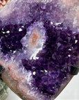 Stunning Large Amethyst & Pink Jasper Specimen - MWS1233