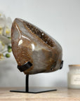 Spectacular Natural Yellow Sugar Druzy Geode - MWS1535