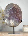 Superb Natural Rose Tone Sugar Druzy Amethyst - MWS1548