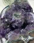 Huge Natural Amethyst Stone Geode with big and Shinny Crystals - AWS0702