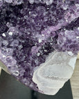 Beautiful Amethyst Cluster with Green Jasper Shell - MWS1155