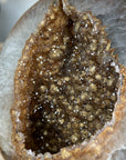 Spectacular Natural Yellow Sugar Druzy Geode - MWS1535