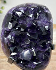 AAA Grade Natural Amethyst Cluster with Metal Stand - MWS1622