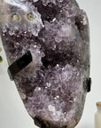 Natural Amethyst & Jasper Crystal Cluster Full of Stalactite Eyes - MWS1387