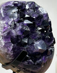 AAA Grade Natural Amethyst Cluster with Metal Stand - MWS1622